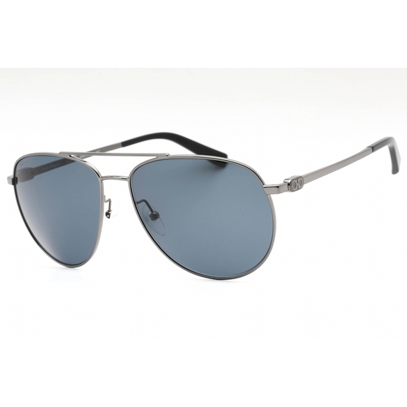 NWT Salvatore Ferragamo SF157S Dark Gunmetal Aviator 60mm Sunglasses main image 2